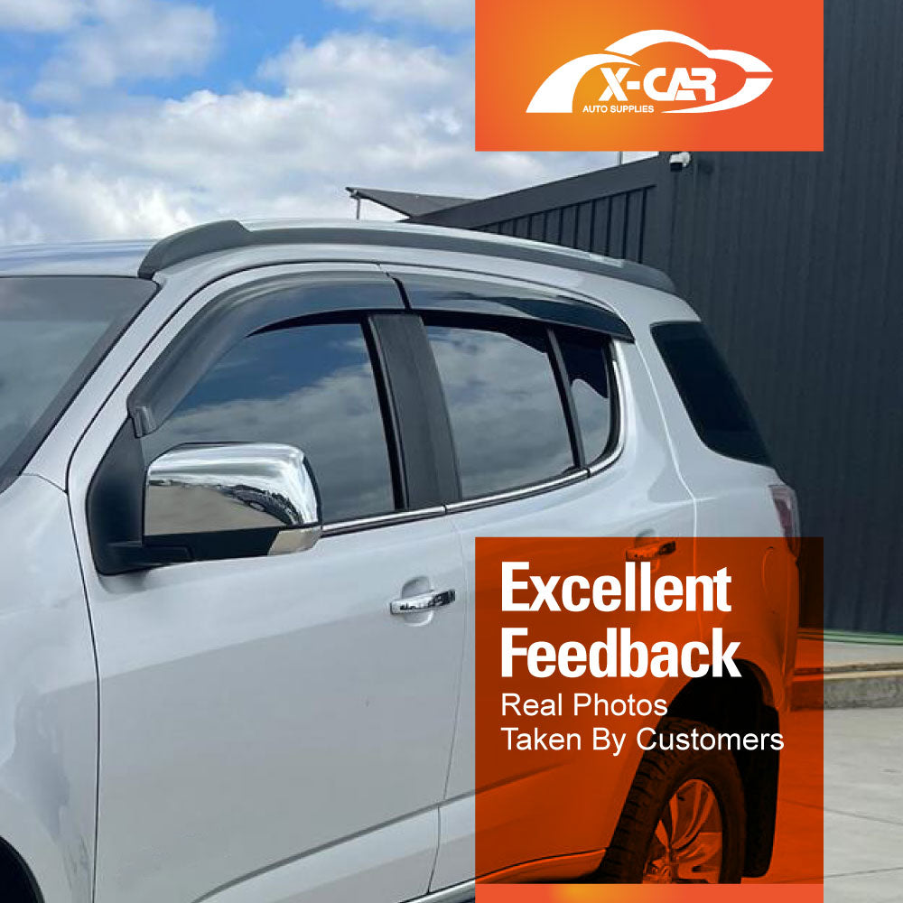 Weathershields for Holden Colorado 7 2012-2016 Car Weather Shields Wind Deflectors Sun Visors
