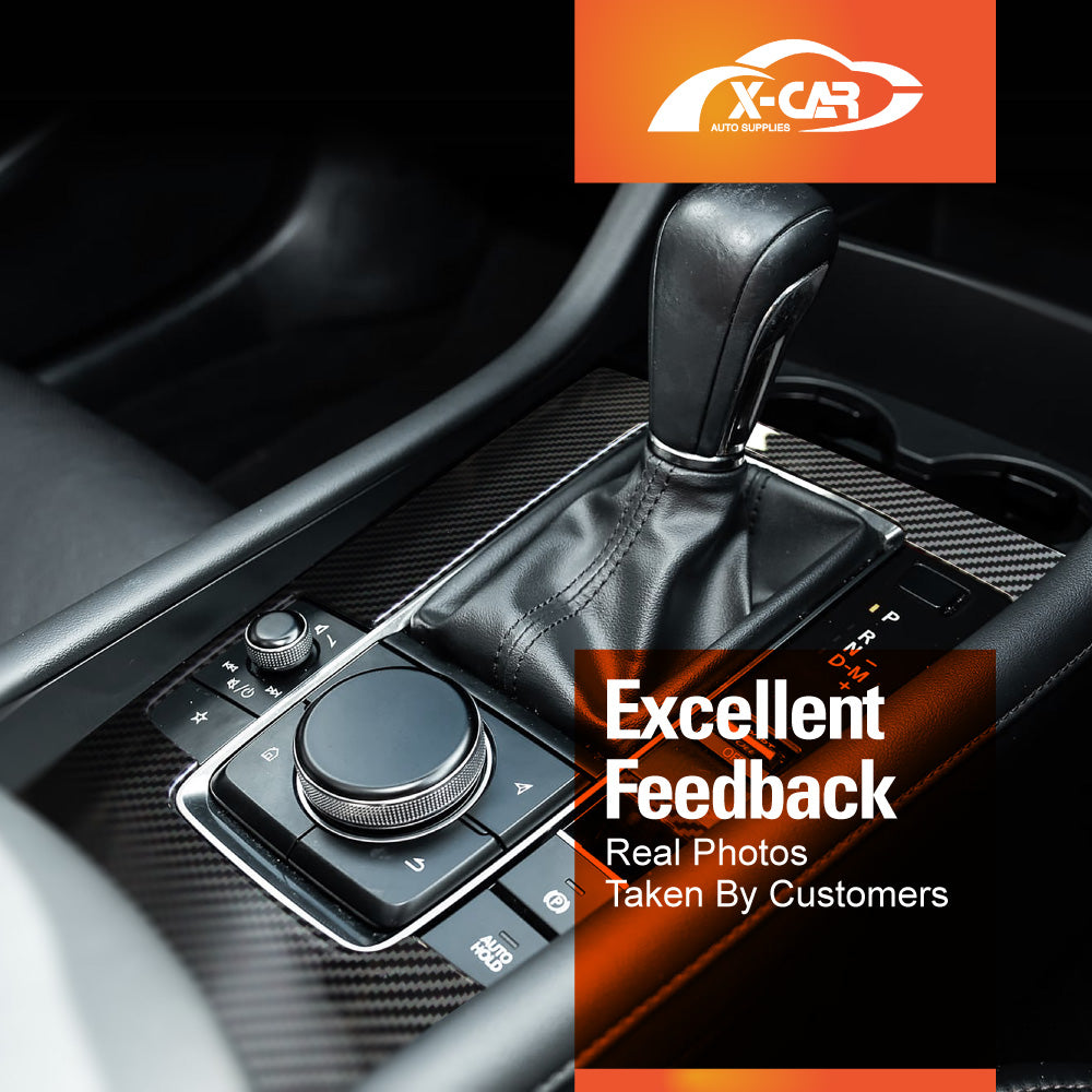Gear Box Shifter Frame for Mazda 3 BP 2019-2025 Carbon Fiber Style ...