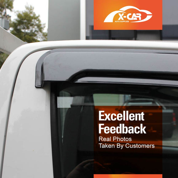 WeatherShields for Toyota Hilux Single Cab 2015-2025 Car Weather Shields Wind Deflectors Sun Visors