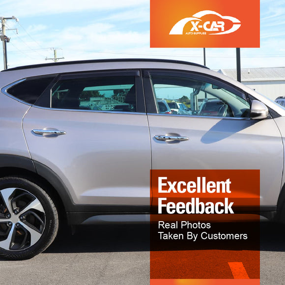 WeatherShields for Hyundai Tucson 2015-2021 Car Weather Shields Wind Deflectors Sun Visors