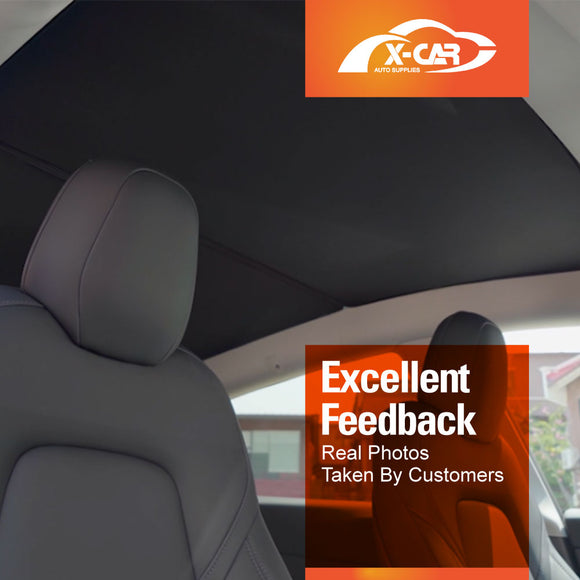 Glass Roof Sun Shade For Tesla Model Y 2022-2025