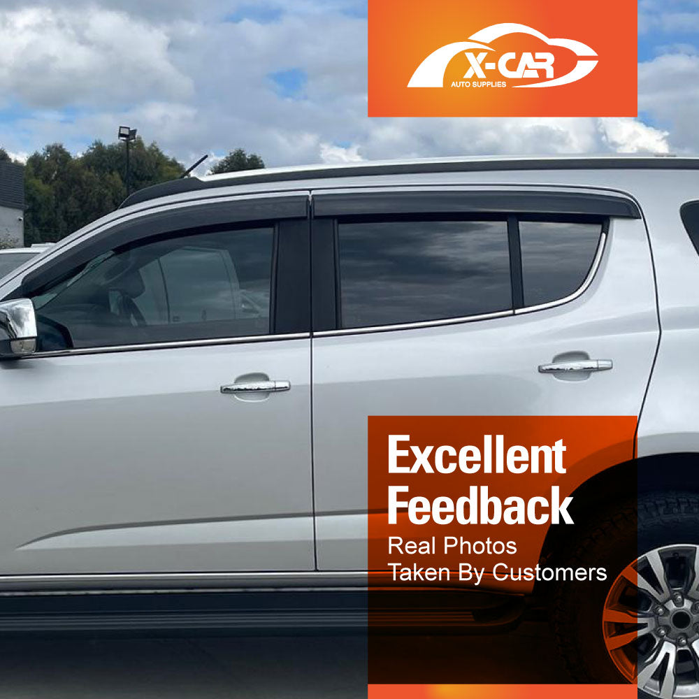 Weathershields for Holden Colorado 7 2012-2016 Car Weather Shields Wind Deflectors Sun Visors