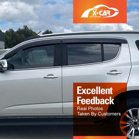 Weathershields for Holden Colorado 7 2012-2016 Car Weather Shields Wind Deflectors Sun Visors