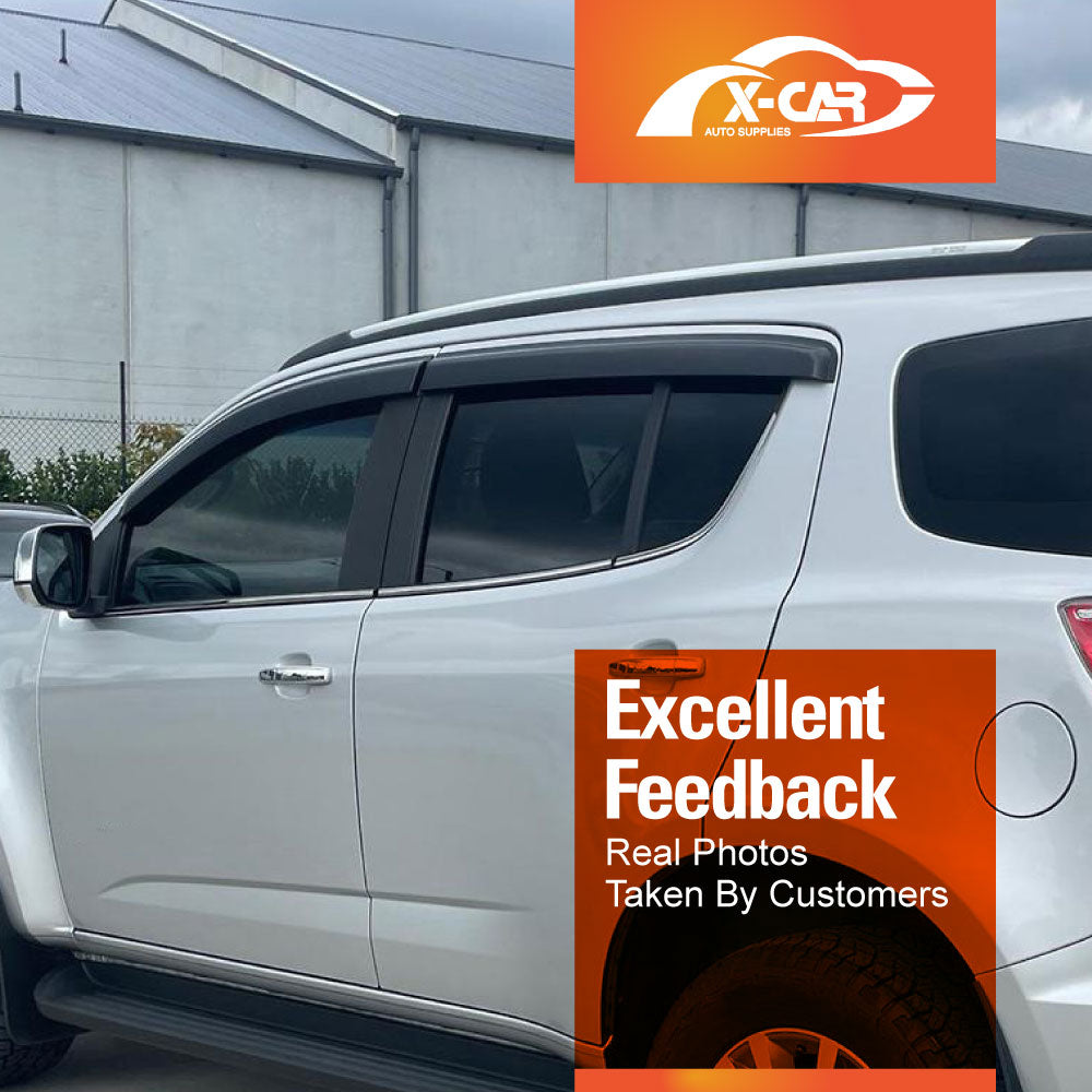 Weathershields for Holden Colorado 7 2012-2016 Car Weather Shields Wind Deflectors Sun Visors