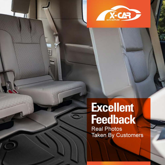 3D Floor Mats for Toyota Landcruiser 300 Series 2021-2025 All-Weather Liners