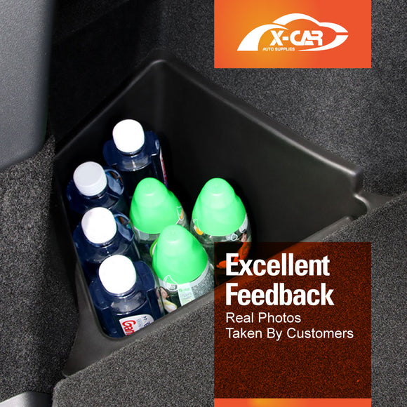 Tesla Model Y 2022-2025 Rear Trunk Storage Bins Boxes with Lids