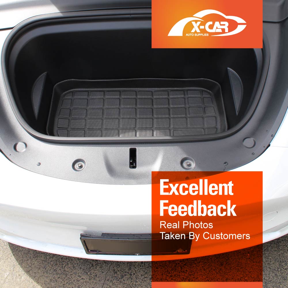 Tesla Model Y Interior Liners Set 3D All-Weather Cargo Mats 2022-2025