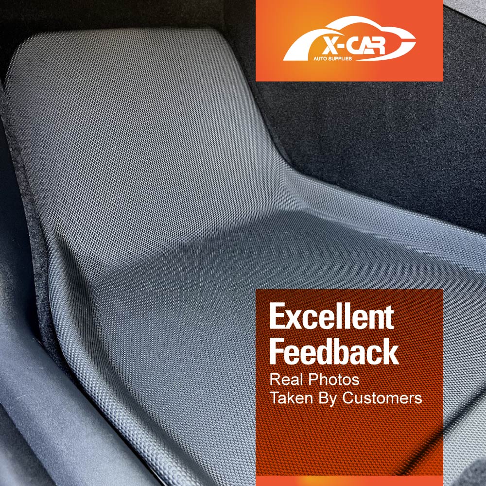 3D Floor Mats For Tesla Model Y 2021-2025 All-Weather Heavy Duty Car Liners