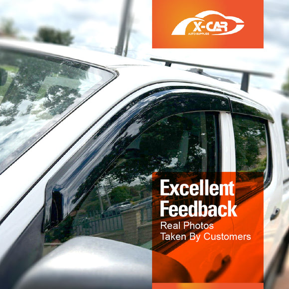 Weathershields for Toyota Hilux Dual Cab 2005-2015 Car Weather Shields Wind Deflectors Sun Visors