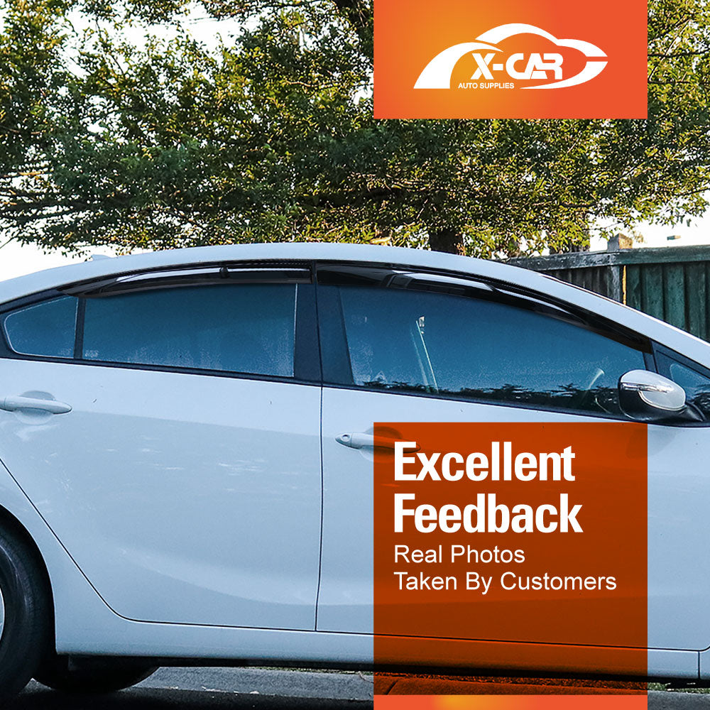 Weathershields for Kia Cerato Sedan 2013-2018 Car Weather Shields Wind Deflectors Sun Visors