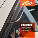 Weathershields for Holden Colorado Dual Cab RC Series 2008-2011 Car Weather Shields Wind Deflectors Sun Visors-3