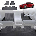 Car Floor Mats For Tesla Model Y All-Weather 3D Heavy Duty Liners