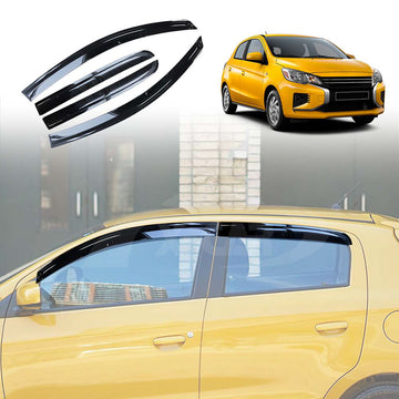 Weathershields for Mitsubishi Mirage Hatch 2013-2022 Car Weather Shields Wind Deflectors Sun Visors