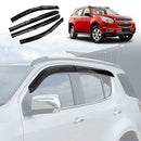 Weathershields for Holden Colorado 7 2012-2016 Car Weather Shields Wind Deflectors Sun Visors-1