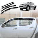 Weathershields for Mitsubishi Triton ML MN Double Cab 2006-2015 Car Weather Shields Wind Deflectors Sun Visors-1