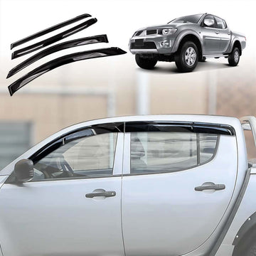 Weathershields for Mitsubishi Triton ML MN Double Cab 2006-2015 Car Weather Shields Wind Deflectors Sun Visors