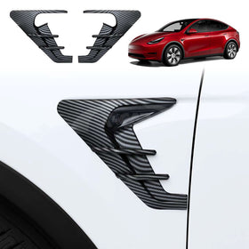 Carbon Fibre Style Trim Side Cameras Cover for Tesla Model 3 2017-2023 and Model Y 2021-2025 - 0