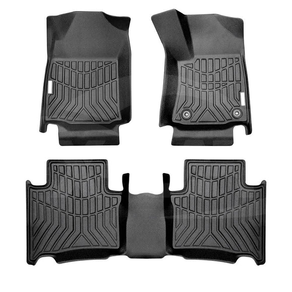 3D Floor Mats for Toyota Fortuner 2015-Onwards All-Weather Liners