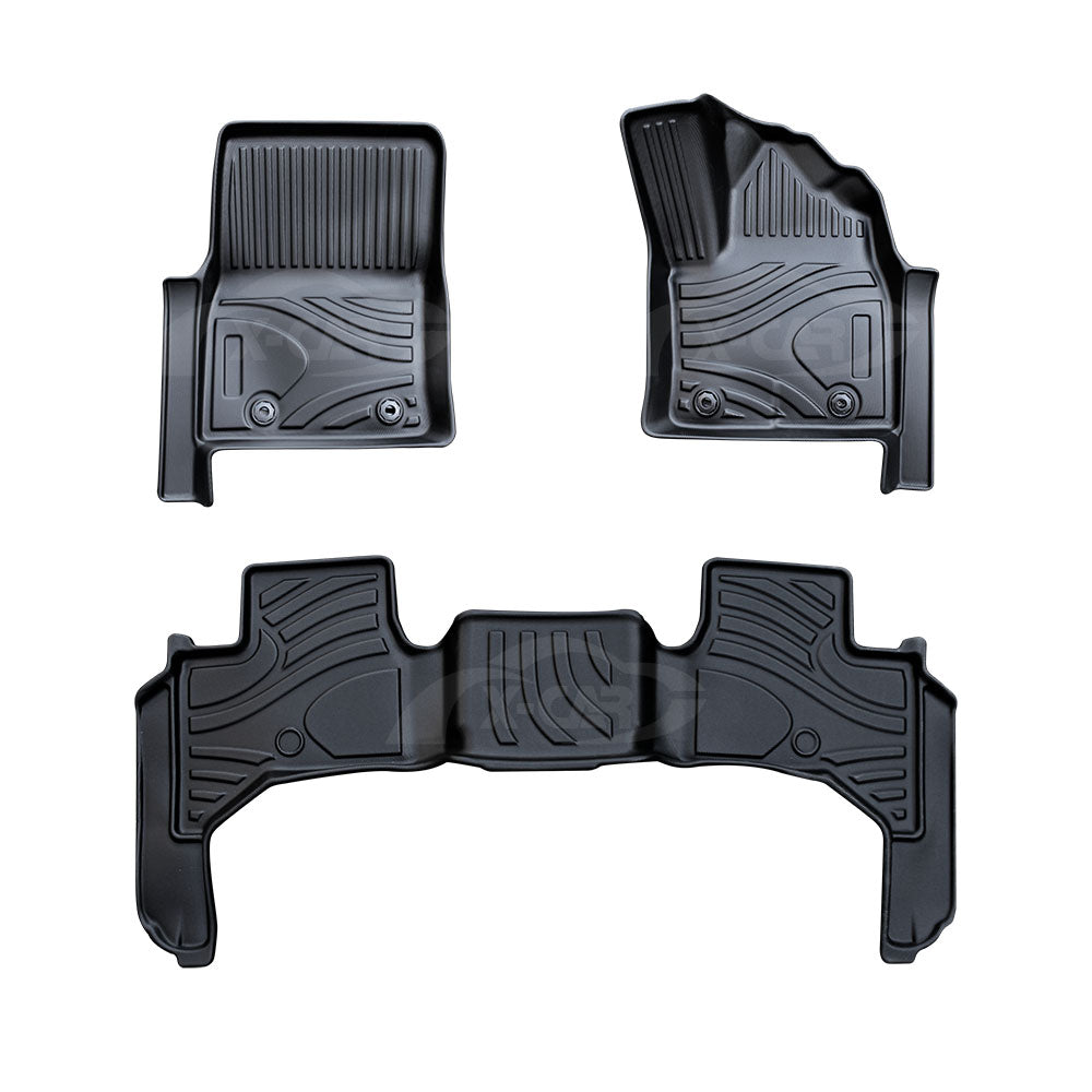 3D Floor Mats for Toyota Landcruiser 300 Series 2021-2025 All-Weather Liners