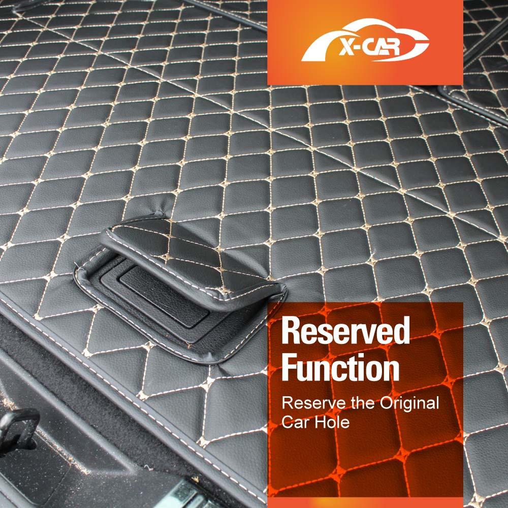 Premium Boot Liner Set For Mazda CX-8 CX8 2018-2024 PU Leather