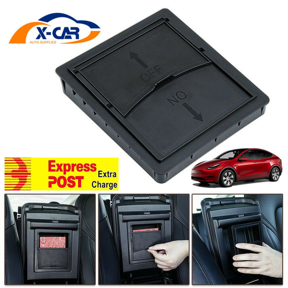 Armrest Hidden Storage Box for Tesla Model Y 2022-2025