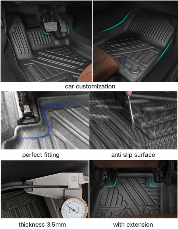 Car Floor Mats for ISUZU D-MAX Dual Cab 2012-2020