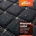 Premium Boot Liner Set For Mazda CX-3 CX3 2015-2023 PU Leather