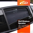 4 Pcs Complete Set Magnetic Window Sun Shade for Mercedez Benz GLA Class 2014-2019