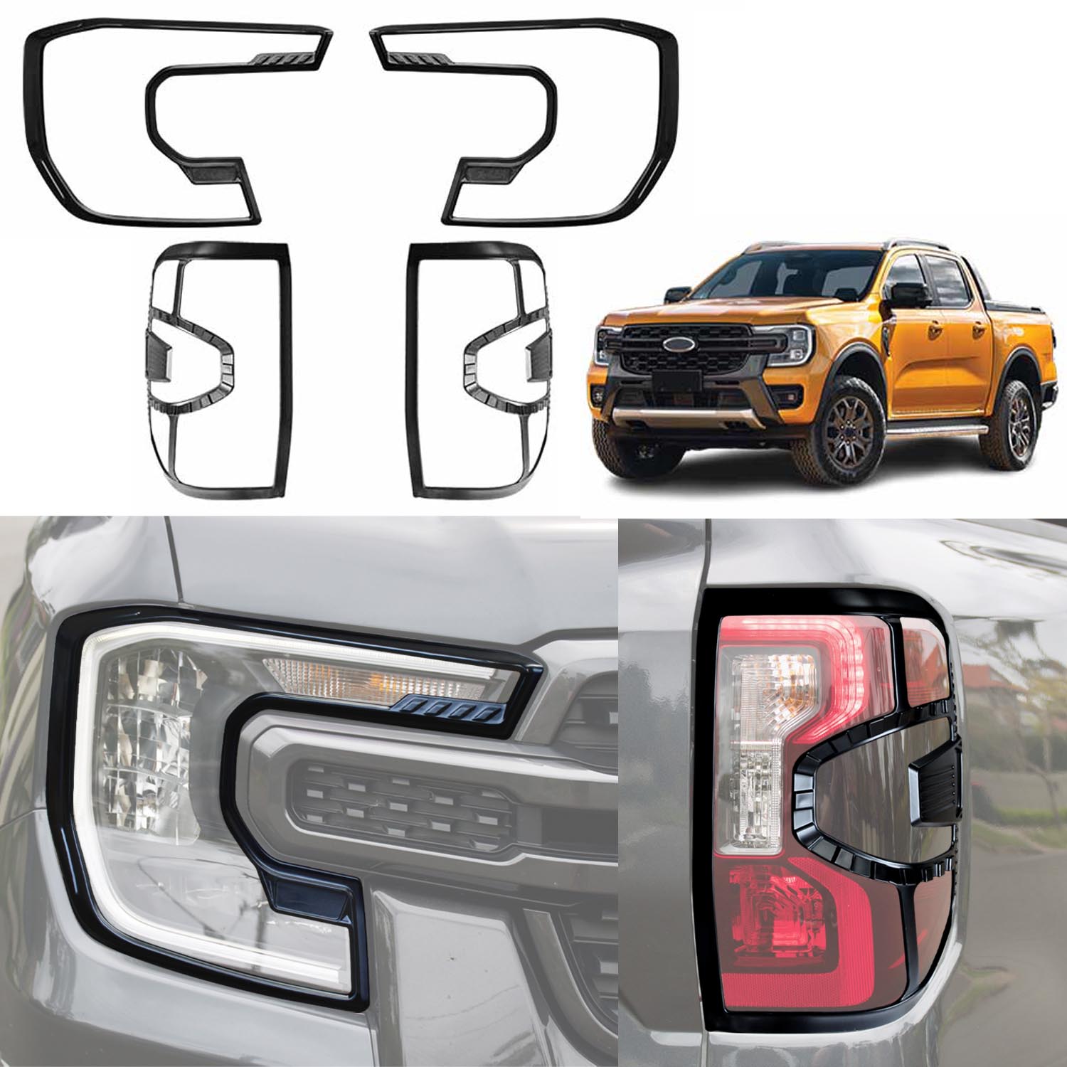 Light Frame Trim for Ford NEXT-GEN Ranger MY22 2022-Onwards XLT/XLT Hi ...
