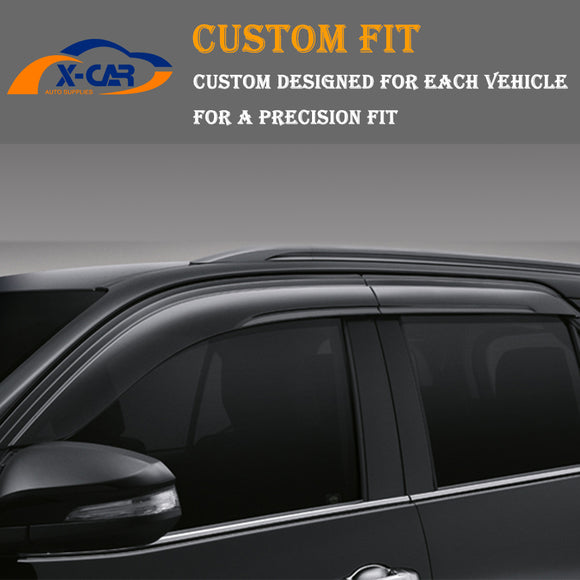 Weathershields for Toyota Fortuner 2015-Onwards Car Weather Shields Wind Deflectors Sun Visors