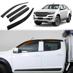 Weathershields for Holden Colorado RG 2012-2020 Car Weather Shields Wind Deflectors Sun Visors