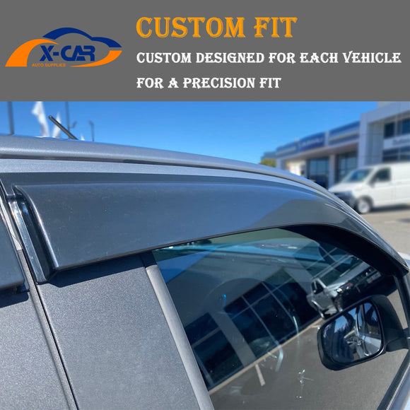 Weathershields for Isuzu D-MAX DMAX Dual Cab 2012-2020 Car Weather Shields Wind Deflectors Sun Visors