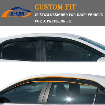 Weathershields for Toyota Corolla Sedan 2007-2013 Car Weather Shields Wind Deflectors Sun Visors - 0