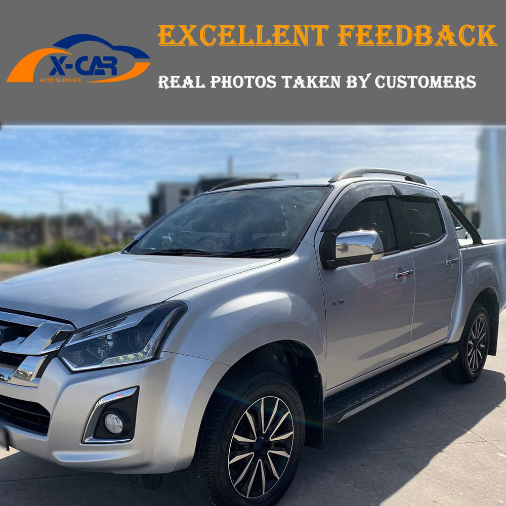 Weathershields For Isuzu D-MAX DMAX Dual Cab 2020-2025 Car Weather Shields Wind Deflectors Sun Visors Weathershields For Isuzu D-MAX DMAX Dual Cab 2020-2025 Car Weather Shields Wind Deflectors Sun Visors