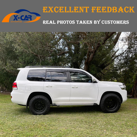 Weathershields for Toyota LandCruiser 200 Series 2007-2021 Car Weather Shields Wind Deflectors Sun Visors