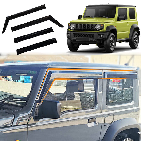 Weathershields for Suzuki Jimny 3-Door 2018-2025 Car Weather Shields Wind Deflectors Sun Visors